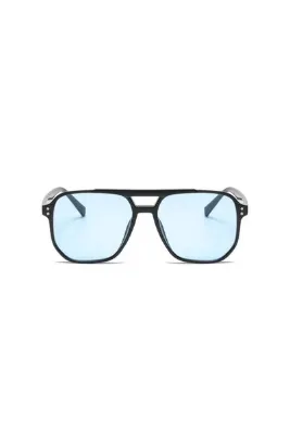 Toz Vintage Dark Mavi Unisex Vintage Retro Güneş Gözlüğü