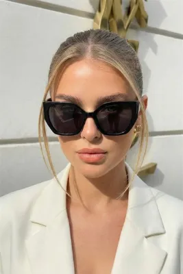 Eyesofia Divriği Cat Uv400 Filtreli Unisex Siyah 2025 Yılı Yeni Sezon Güneş Gözlüğü