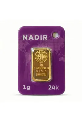 Nadir Gold 1 Gram Külçe Altın (3 adet) 995 Saflık Sertifikalı