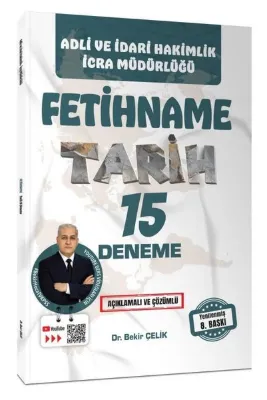 Adli İdari Hakimlik İcra Müdürlüğü-Fetihname Tarih 15 Deneme - Açıklamalı ve Çözümlü
