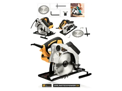 ASSUR 1400 W Elektrikli Sunta Kesme 185 mm Daire Testere