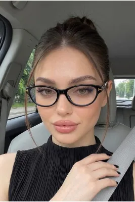 REN EYEWEAR Tessa Siyah Blue Block Mavi Işık Filtreli Bilgisayar Gözlüğü Kadın 52 ekartman