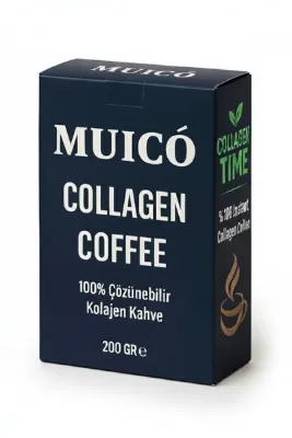 MUİCO Kolajen Kahve 200 g – Hindiba Ekstraktlı, Hafif İçim, %100 Çözünebilir Granül