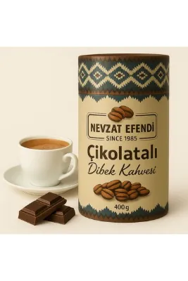 Nevzat Efendi Dibek Nevzat Efendi Çikolatalı Dibek Kahvesi 400g – Doğal, Katkısız