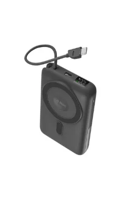 Ttec ReCharger M LCD 10.000mAh MagSafe Uyumlu PD 20W USB-C Dahili Kablolu Stantlı Taşınabilir Hızlı Şarj