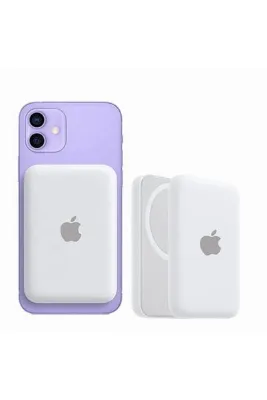 jjtech Magsafe Battery Pack Iphone Uyumlu Powerbank Magsafe Powerbank Kablosuz Şarj Cihazı Şarj Aleti