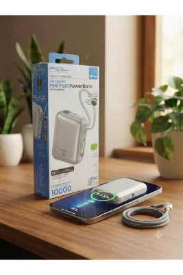 ACL Aura Akse Silver Core Series 10,000 mAh Mini Fast Powerbank