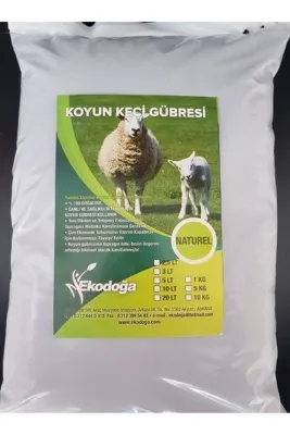 Ekodoğa Koyun Gübresi 10 Kg Yanmış Elenmiş Koyun Gübresi Keçi Gübresi Doğal Gübre Hayvan Gübresi
