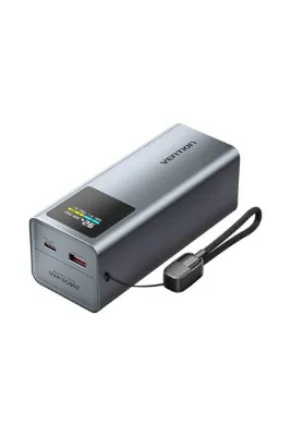 Vention Powerhive 100W 20000mAh TFT Renkli Ekranlı Hızlı Power Bank - MacBook Pro Air iPhone 17 16 15 Pro Max Uyumlu ( Distribütör Garantili )