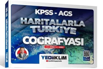 2026 KPSS AGS Haritalarla Türkiye Coğrafyası Hem Konu Hem Soru - Hakan Bileyen