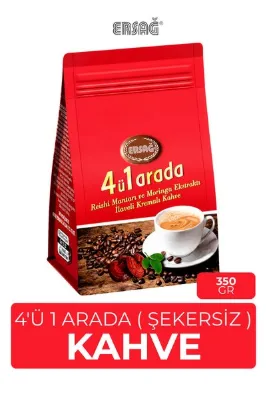 Ersağ 4 Ü 1 Arada Reişi Mantarı ve Moringa İçeren Kahve Tozu 350 Gr