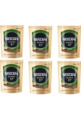 Nescafe Blend 37 Granül Kahve 80 Gr (6 Adet)
