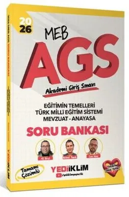 2026 MEB AGS Eğitimin Temelleri - Türk Milli Eğitim Sistemi - Mevzuat - Anayasa Tamamı Çözümlü