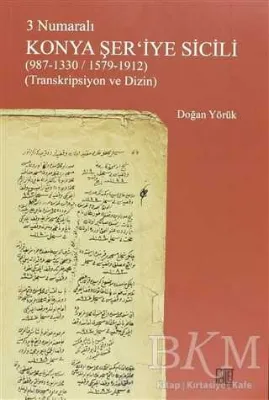 3 Numaralı Konya Şer`iye Sicili