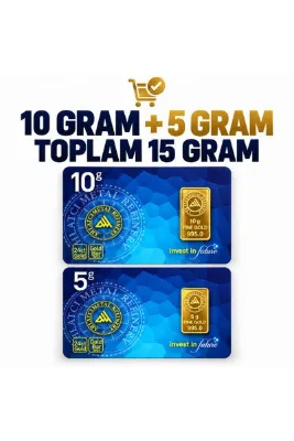 Ahlatcı 24 Ayar-15 Gram Külçe Altın