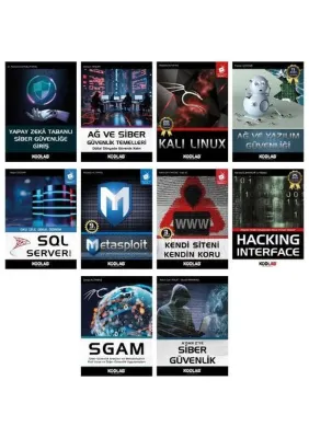 Mega Siber Güvenlik Seti - 10 Kitap Takım