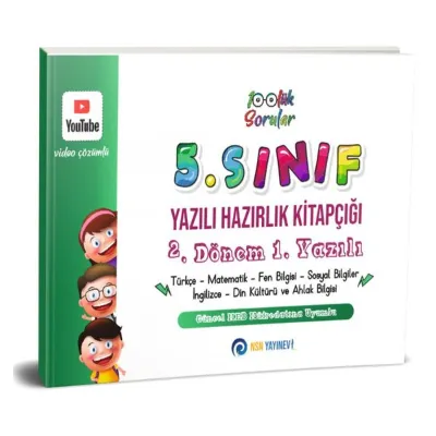 5. Sınıf Yazılı Hazırlık Kitapçığı 2. Dönem 1. Yazılı