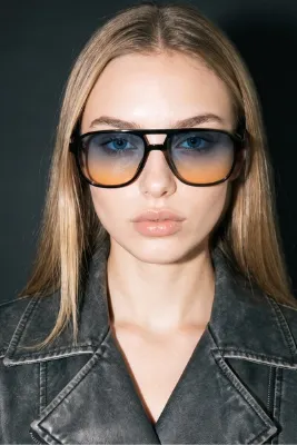 Bilge Karga Leah Black Blue Orange Güneş Gözlüğü