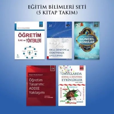 Eğitim Bilimleri Serisi Seti - 5 Kitap Takım