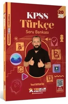 2026 KPSS Genel Yetenek Atölye Serisi Türkçe Tamamı Video Çözümlü Soru Bankası