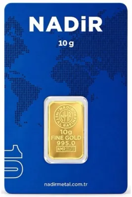 NADİR AltınDenizi 10 Gram Altın 0.995 (24 Ayar) Külçe Altın