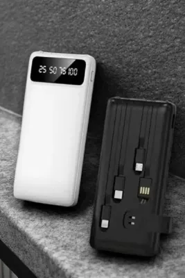 CanBia Powerbank 20.000 Mah LCD Ekran USB Lightning Type-C Uyumlu İOS ve Android - KAHYAA4512-8539