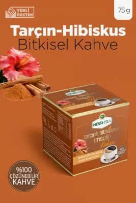 Mesirişifa Tarçınlı ve Hibiskuslu Kahve Bitkisel Karışımlı Çözünebilir Kahve 75gr