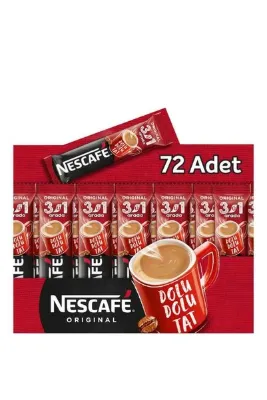 Nestle Nescafe 3ü 1 Arada Hazır Kahve 17,5 Gr 72 Li