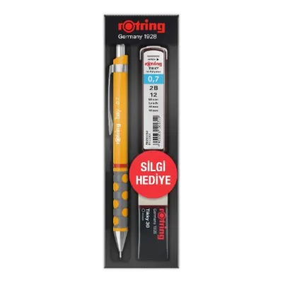 Rotring Tikky Rd 0.7 + Min Silgi Hediyeli Turuncu