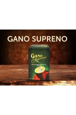 Gano Cafe cafe Supreno Coffee Derma Mantarlı Ginseng Bitkisel Kahve- 1 Kutu - Gano