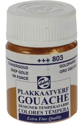 Talens Gouache Jar 16ml Guaj Boya Deep Gold / 803