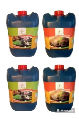 AGROBOX Organik Sıvı Solucan Gübresi + Bitkisel Hayvansal Menşeili Organik Gübre (20x4)
