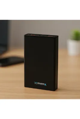ENERX Enr-p20c 20000 Mah 2.1 Amper Powerbank Siyah