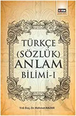 Türkçe Sözcük Anlam Bilimi - 1