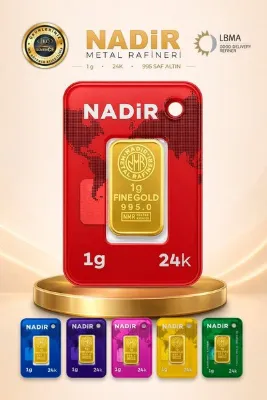 Nadir Gold 24 Ayar 1 Gram Külçe Altın