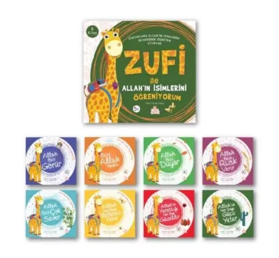 Zufi İle Allah'ın İsimlerini Öğreniyorum Seti - 8 Kitap Takım
