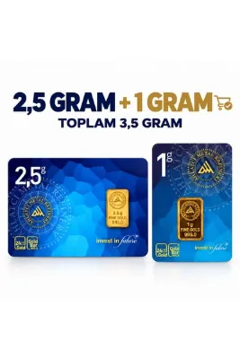 Ahlatcı 24 Ayar-3.5 Gram Külçe Altın