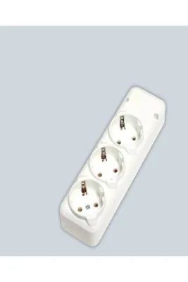 Panel Üçlü Priz Topraklı Klemensli Pan-el Elektirik(kablosuz)