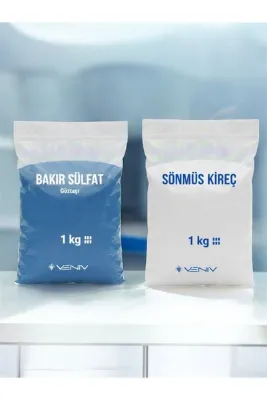 VENİV AGRİCULTURE 3v Bordoks Bakır Sülfat 1 Kg + Sönmüş Kireç 1 Kg
