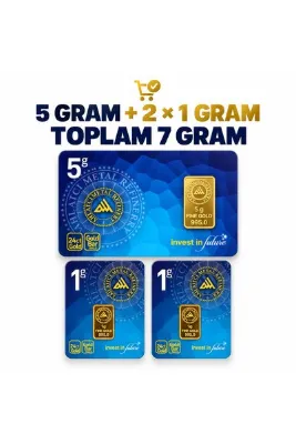 Ahlatcı 24 Ayar - 7 Gram Külçe Altın