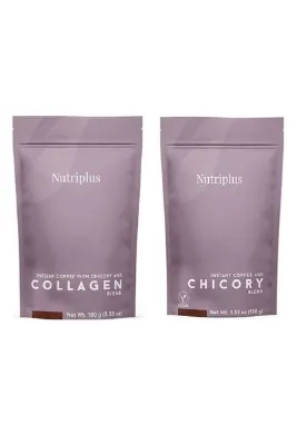 Farmasi Kolajenli Hindiba Kahve 100gr & Hindiba Kahve Nutricoffee 100gr Yeni Ambalajında