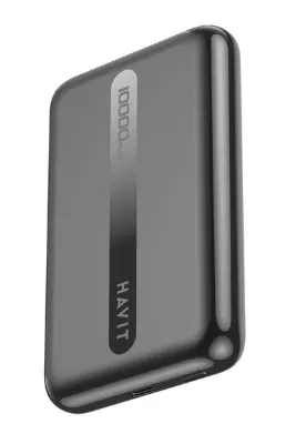 Havit PB5246 10.000mAh Magsafe 20W PD Manyetik Kablosuz Powerbank İnce Iphone Uyumlu
