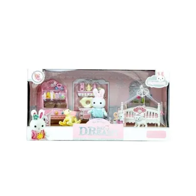 Mega Bay Dreamy Mini Tavşan- Bebek Odası Oyun Seti