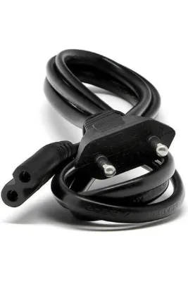 Derwell 5 Metre 5mt 2 Pinli Teyp Işıldak Fişi C7 Radyo /Yazıcı/ Işıldak (Ps4/ps3/ps2/Teyp Power Güç Kablosu