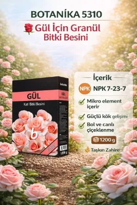 Botanika 5310 Gül İçin Granül Katı Besin 1200 GR.