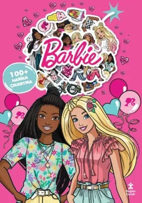 Barbie Boyama Kitabı Çıkartma Bombası 100 + Harika Çıkartma