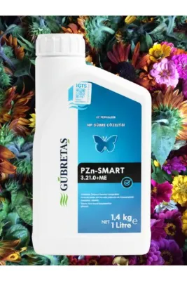 GÜBRETAŞ Pzn-Smart 1 Lt 3.21.0+ME Çiçeklendirici Sıvı Yaprak / Toprak Gübresi