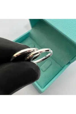 Deren Gümüş 3mm Kenar Pahlı Gümüş Alyans