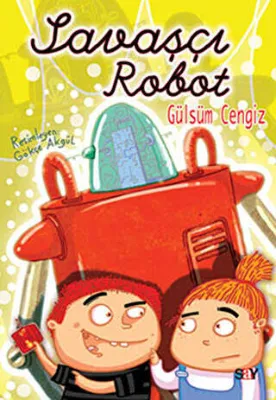 Savaşçı Robot Renkli Resimli Büyük Boy