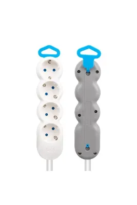 nelerbulurum YÜKSEK KALİTELİ 4'LÜ 1.5 METRE KABLOLU AKIM KORUMALI VE ÇOCUK KORUMALI 16 AMPER-3680 WATT GRUP PRİZ